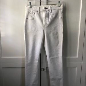 Rag & bone white skinny jeans